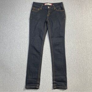 Foxy Jeans Women’s 9 (29-30) Dark Wash Low Rise Skinny Leg 5 Pocket Essentials